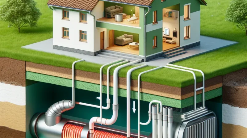 Ogrzewanie domu energią ziemi dzięki wymiennikowi gruntowemu